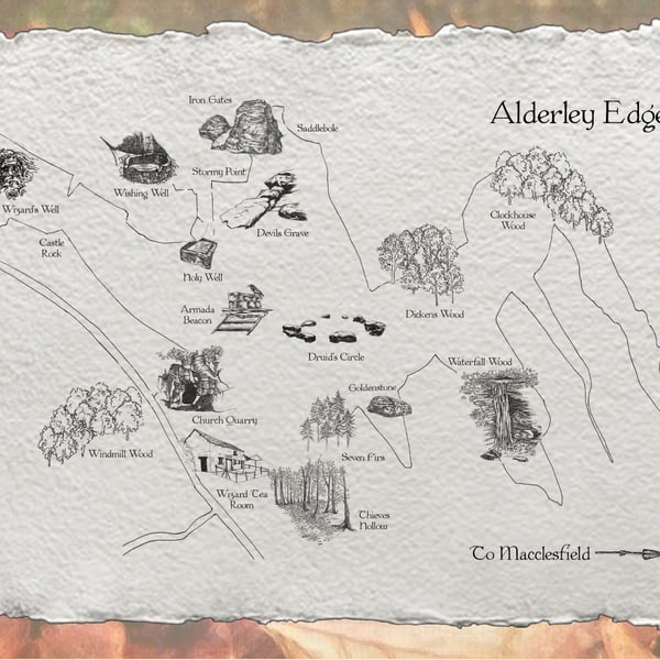 Alderley Edge Map