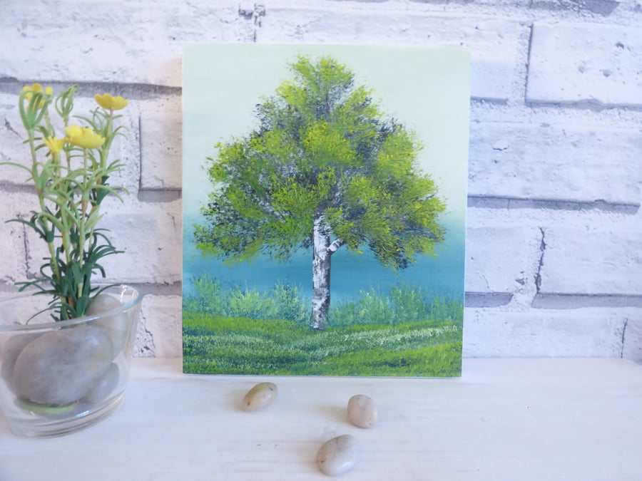 Original Oil Painting, Tree 