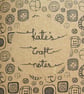Personalised craft notes hand bound recycled notebook - Image 3