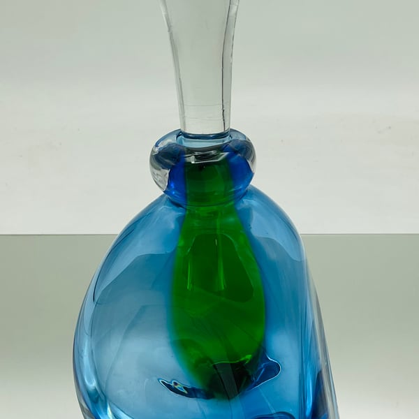 2 Tone Bottle in Blue and Green