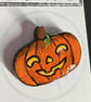 Pin It! Jack o'Lantern Cold Porcelain Pin Badge  - Image 2