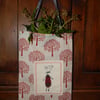 Muriel Mouse Screen Printed Fabric bag -RESERVED FOR CLAIRE