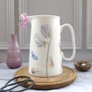 Sweet pea Summer flowers Jug