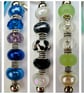 Bag charm key rings, large, assorted colours beading and tassels  - Image 7