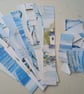 Seascape paper backed fabric offcuts for crafting - zero waste materials - Image 6