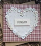Cariad Welsh Square Button Heart Card Size 5" x 5" (12.5cm x 12.5cm) - Image 5