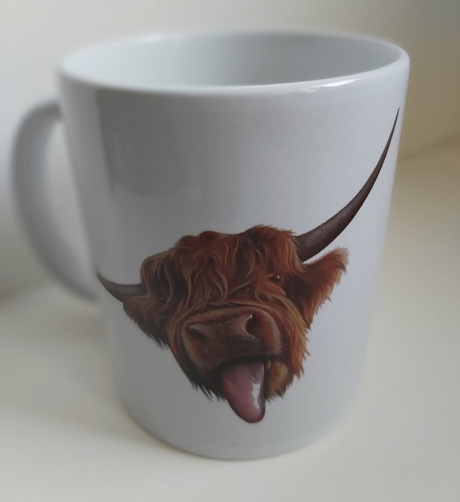 Cheeky cow mug