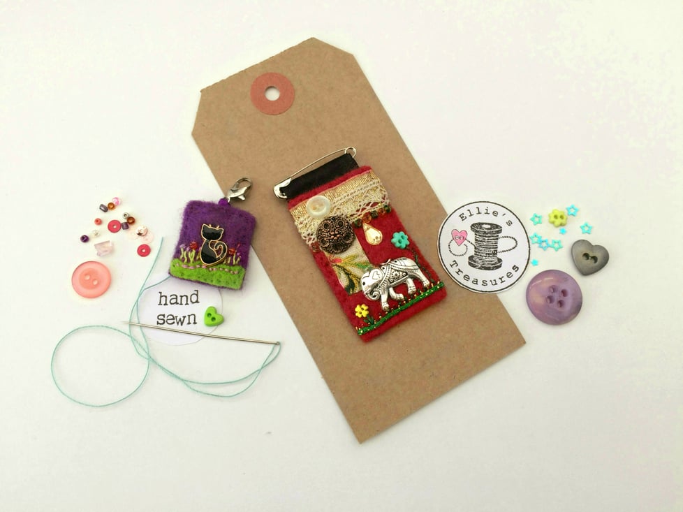 Ellie's Treasures hand sewn accessories