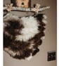 Art felt wall hanging Heart shaped Jacob fleece  natural and tactile - Image 10