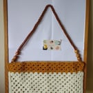 Crochet shoulder bag