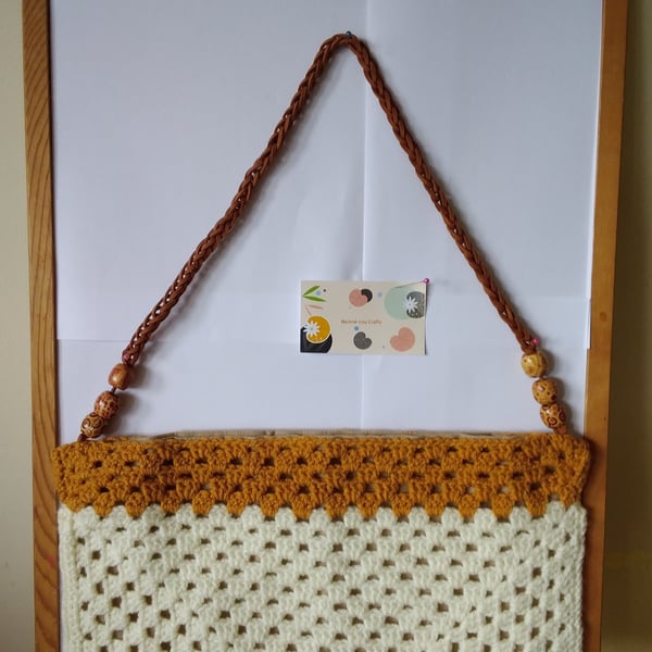 Crochet shoulder bag