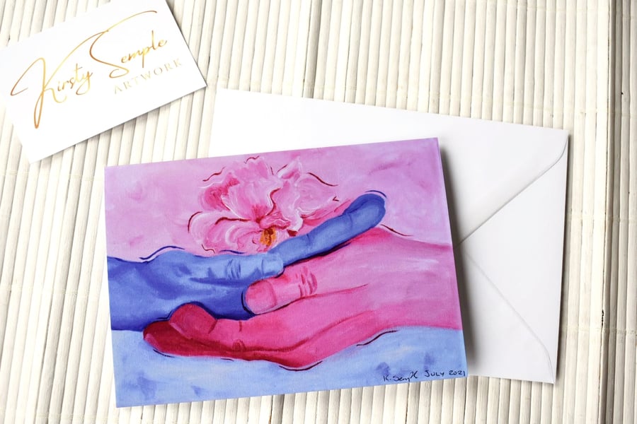 'Support' Thinking of You Art Card
