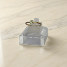 Solara Gold Peridot Stacking Ring