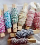 40mts  Assorted colours Fine  Bakers Twine  - Image 2