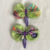 Pretty Bow Hair Snap Clips, Hair Slides, Bow Hair Clips, Gift Ideas.
