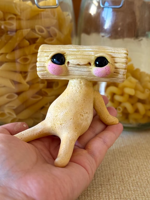 Rigatoni Pasta Man Figurine 