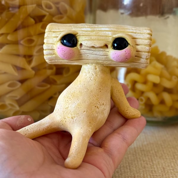 Rigatoni Pasta Man Figurine 