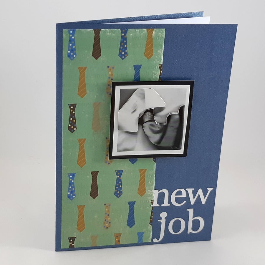 Handmade new job card - ties