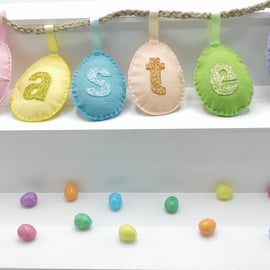 Easter garland. Easter bunting. Easter decoration.