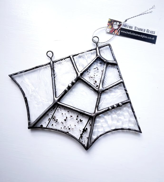 Stained Glass Spider Web (small)