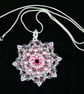 Large Star Pendant in Pastel Pink - Image 4