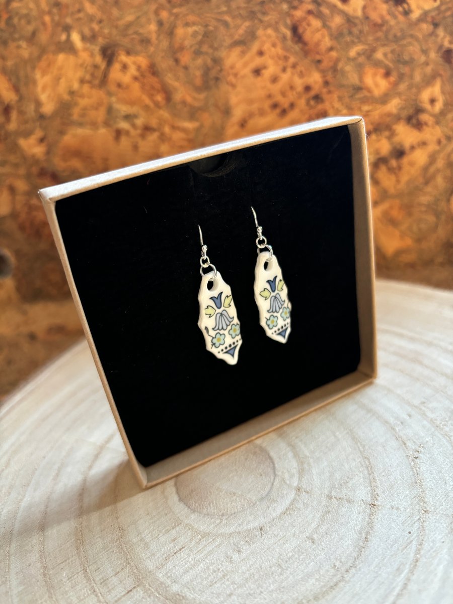 Handmade Earrings, Sterling Silver, Eco Christmas Gifts, Unique Jewellery.