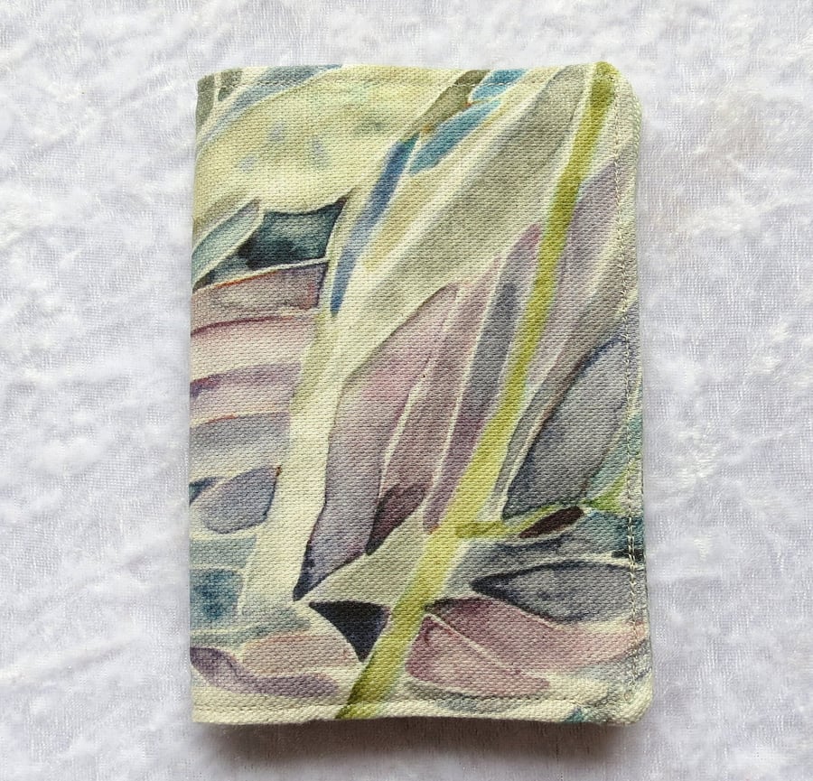 Passport cover. passport sleeve, floral, Voyage fabric