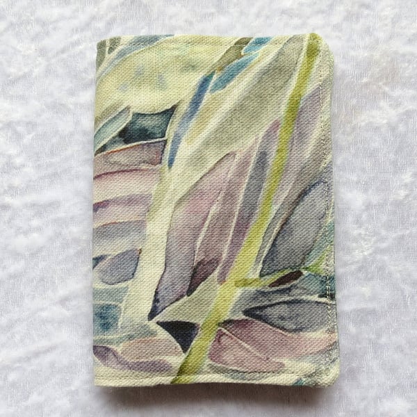 Passport cover. passport sleeve, floral, Voyage fabric