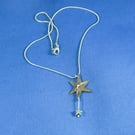 Copper and Silver Star Pendant