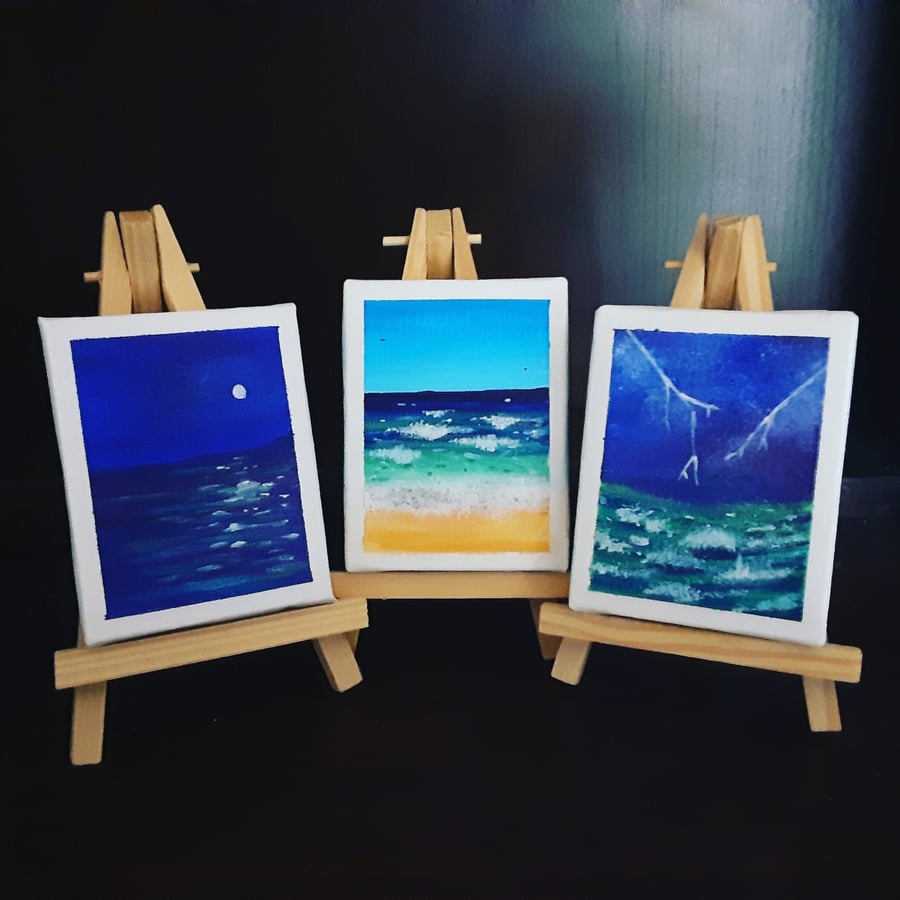 tiny ocean painting collection 