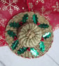 Set of Four Miniature Hat Christmas Decorations, Festive Hats, Christmas Hats - Image 6