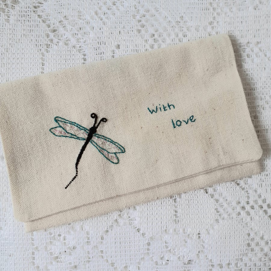 Dragonfly gift pocket