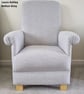 Kids Armchair Laura Ashley Belton Grey Fabric Children's Chair Boys Girls Seat - Image 2