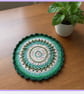 Handmade Crochet Mandala Doily Placemat