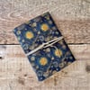 A6 Cork Journal Notebook with Starry Night Print