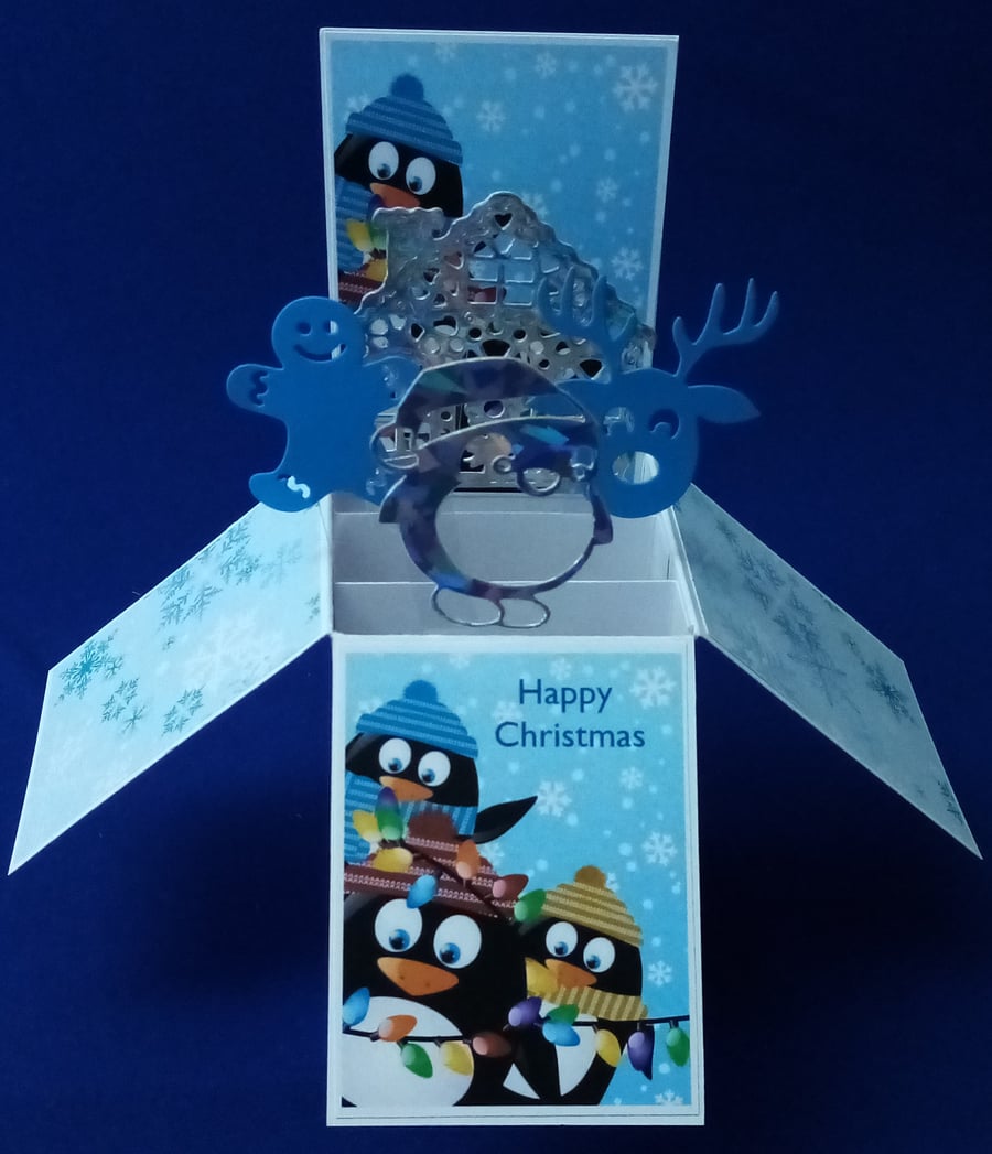 Christmas Card with Owls