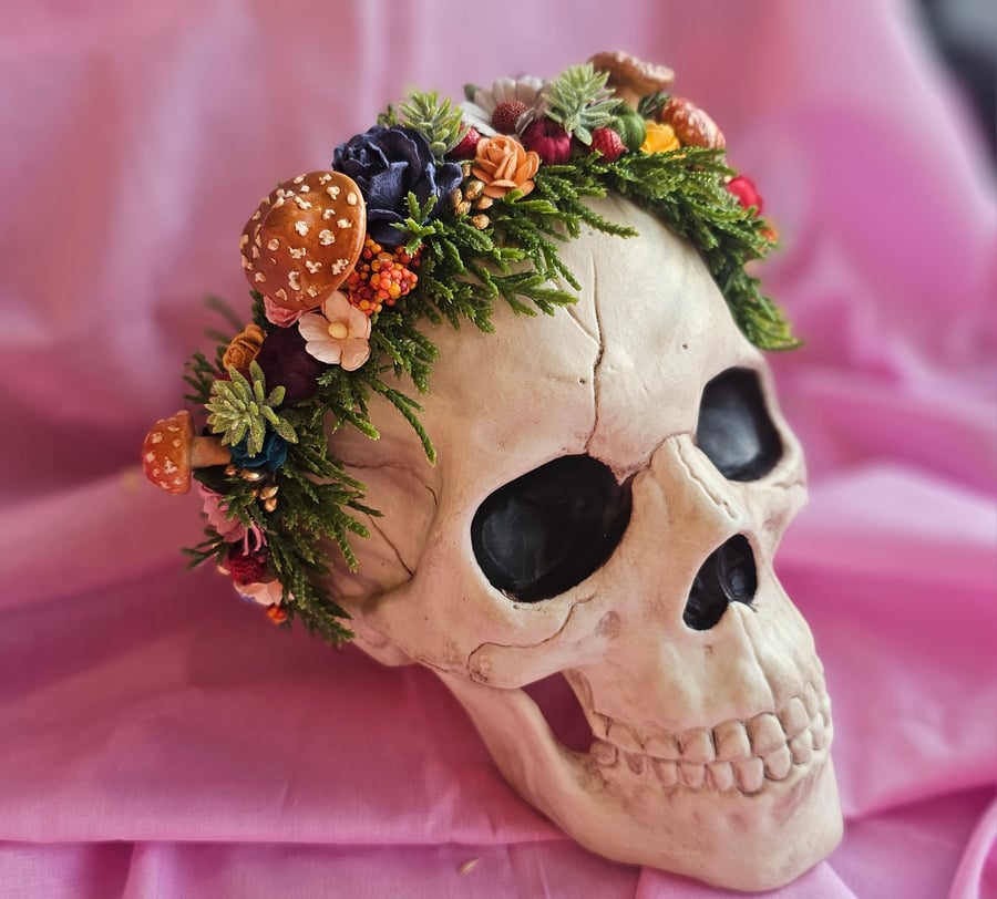 Woodland Autumn Flower Crown