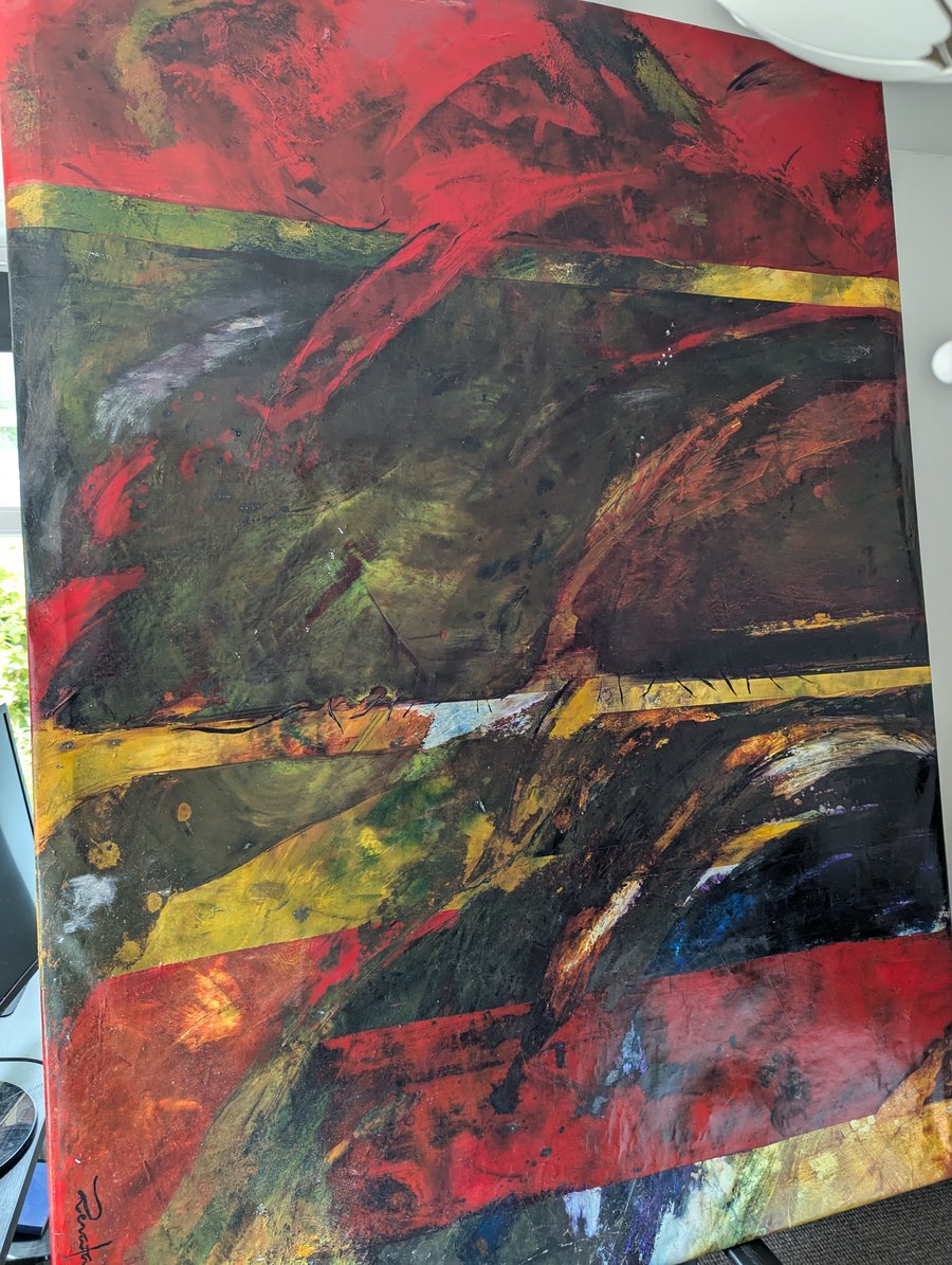 Very large Abstract Oil Paintings.