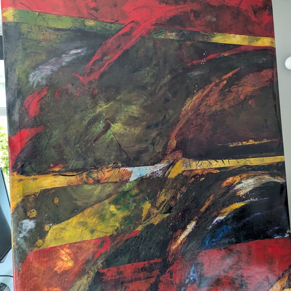 Very large Abstract Oil Paintings.