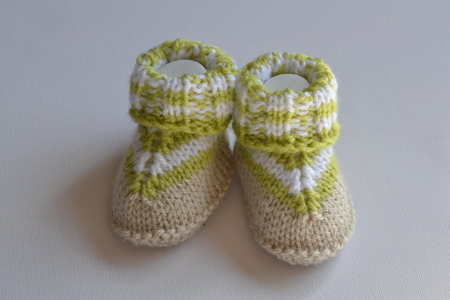 Newborn Girls Boys Gender Reveal,  Knitted Boots Baby Booties
