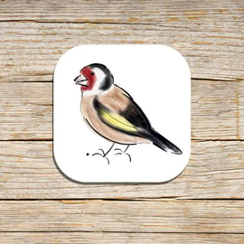 Bird Coaster, Goldfinch Coaster, Goldfinches, Birds, British Birds, Bird, Garden