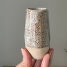 Handmade ceramic bud vase