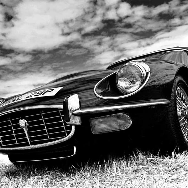 E Type Jaguar Classic Car Photograph Print