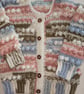 Random neutral coloured cardigan anti pil yarn for an 18 month old little one  - Image 1