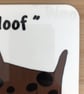 'Woof' mug and coaster. Slight second - Image 5