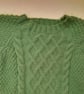 Unisex Round Neck Lattice Cable Aran Jumper, Child's Knitted Jumper, Custom Make - Image 4