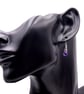 Amethyst silver earrings - Image 1