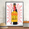 The Big Lebowski 'The Dude' Hand Pulled Limited Edition Screen Print
