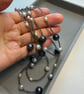 Handmade Pearl & Crystal Necklace – Mallorca & Freshwater Pearls - Image 4