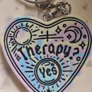 Therapy? Yes Clay Keyring